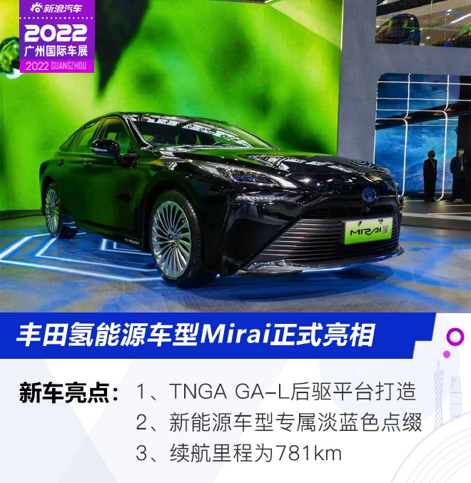 2022 Guangzhou Auto Show: Toyota Mirai officially unveiled.